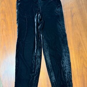 J Crew “Jaime” Black Velvet Pants NWT
